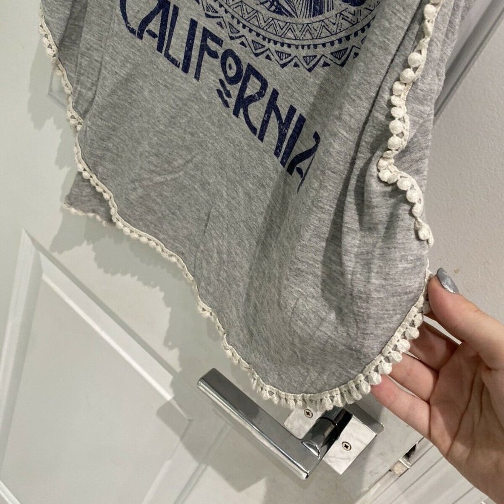Threads Studio Grey California Tank Top Size Small - Picture 5 of 11
